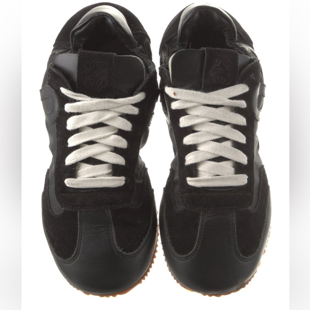 Loewe ballet runner in nylon and calfskin 7.5/8